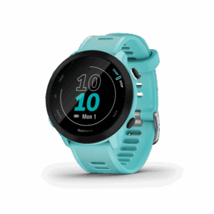 שעון ריצה חכם Garmin Forerunner 55 42 מ"מ טורקיז – עם GPS, דופק ואימונים מותאמים אישית