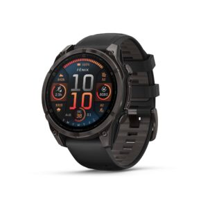 שעון חכם Garmin Fenix 8 AMOLED בגודל 47 מ"מ - ניווט וספורט מתקדמים