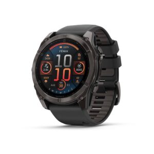 שעון חכם Garmin Fenix 8 AMOLED בגודל 51 מ"מ - שעון ספורט וניווט אולטימטיבי