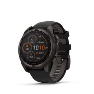 Garmin Fenix 8 Solar 47 מ"מ - שעון חכם ספורט וניווט עם טעינה סולארית