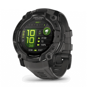 שעון חכם GARMIN Instinct 3 AMOLED עם רצועת פחם