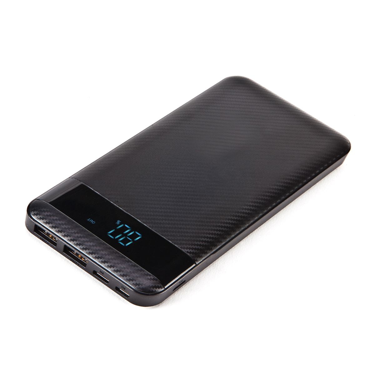 פאור בנק 10000mAh Li-Poly עם תצוגה דיגיטלית - שחור 1 פאור בנק 10000mAh Li-Poly עם תצוגה דיגיטלית - שחור פאור בנק 10000mAh Li-Poly עם תצוגה דיגיטלית - שחור
