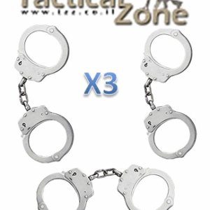 סט 3 יחידות אזיקי שרשרת מקצועיים עם מנגנון Double Locking