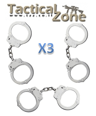 סט 3 יחידות אזיקי שרשרת מקצועיים עם מנגנון Double Locking 1 סט 3 יחידות אזיקי שרשרת מקצועיים עם מנגנון Double Locking סט 3 יחידות אזיקי שרשרת מקצועיים עם מנגנון Double Locking