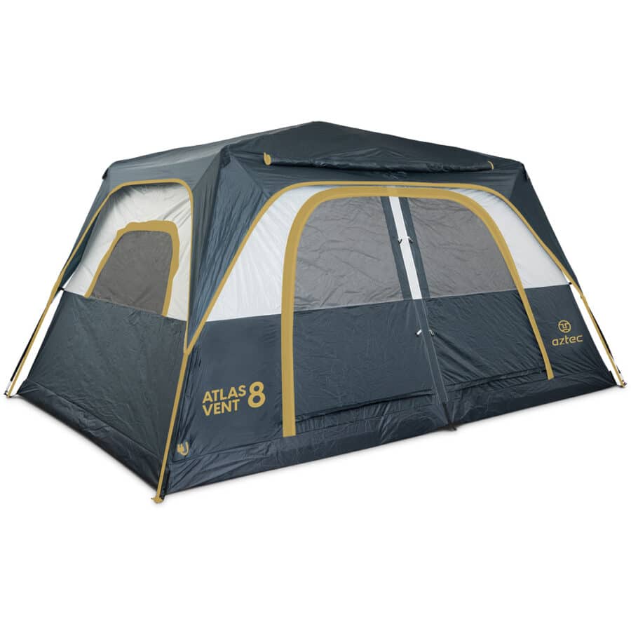 אוהל קמפינג AZTEC ATLAS VENT ל-8 אנשים - הקמה מהירה ועמידה מלאה 1 אוהל קמפינג AZTEC ATLAS VENT ל-8 אנשים - הקמה מהירה ועמידה מלאה אוהל קמפינג AZTEC ATLAS VENT ל-8 אנשים - הקמה מהירה ועמידה מלאה