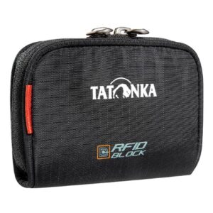 ארנק שחור דק עם הגנת RFID ורוכסן - דגם 2903 PLAIN