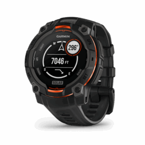 שעון חכם Garmin Instinct 3 Solar Black Bezel | עמידות צבאית וטעינה סולארית