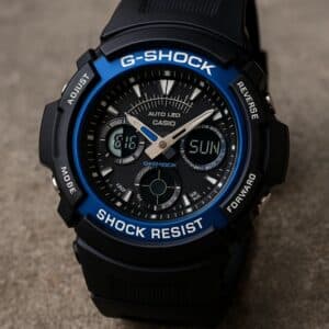 שעון G-Shock AW-591-2A – עמידות, סטייל ותצוגה אנלוגית-דיגיטלית