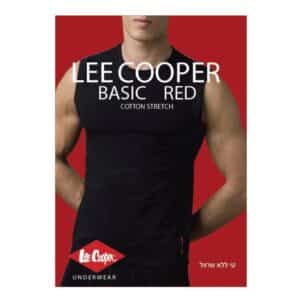 גופיה לגבר Red Line By Lee Cooper - כותנה, גזרה צמודה וצווארון עגול