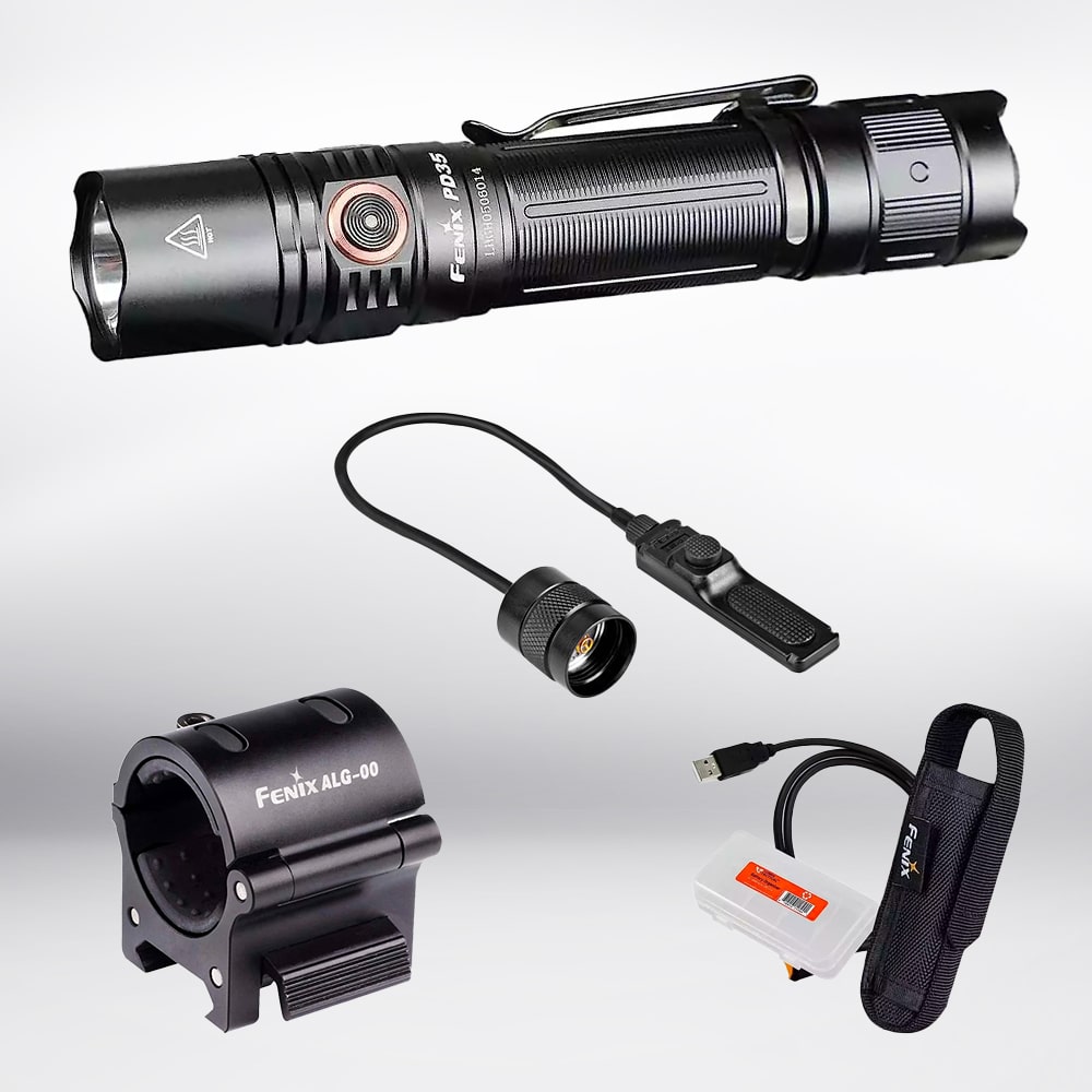 מארז פנס טקטי נטען Fenix PD35 V3.0 – עוצמה 1700 לומנס, עמידות IP68, כולל מתאם ו-PTT 1 מארז פנס טקטי נטען Fenix PD35 V3.0 – עוצמה 1700 לומנס, עמידות IP68, כולל מתאם ו-PTT מארז פנס טקטי נטען Fenix PD35 V3.0 – עוצמה 1700 לומנס, עמידות IP68, כולל מתאם ו-PTT