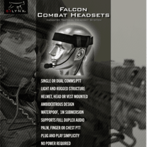 אוזניות טקטיות Falcon Combat Headset - תקשורת לוחם לקשר צה"לי