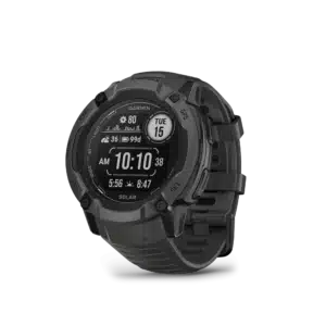 שעון חכם Garmin Instinct 2X Solar Graphite - עמיד במיוחד עם טעינה סולארית