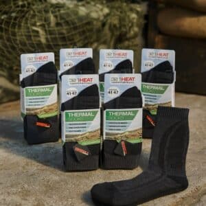 6 זוגות גרביים טרמיות HEAT32 מבית WEATHERPROOF – אידיאליות לחורף