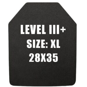פלטת מיגון בליסטית Stand Alone קלת משקל רמה NIJ 3+ | מידה 28X35 ס"מ