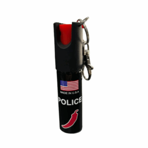 תרסיס גז פלפל POLICE 18 גרם עם מחזיק מפתחות להגנה עצמית