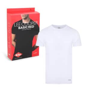 חולצת טישירט Lee Cooper לגברים שרוול קצר צווארון עגול