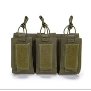 פאוץ' טקטי Bagira Gear למחסניות M16 ואקדח – 3+3, שליפה שקטה