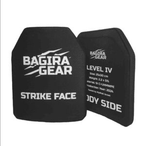 זוג פלטות מיגון בליסטיות רמה 4 SAPI - בגירה גיר (Bagira Gear) - מידה 25x30 ס"מ