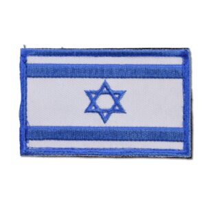פאצ' דגל ישראל עם סקוטש – כחול לבן