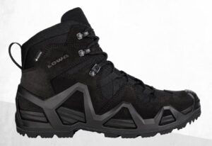 נעליים טקטיות Lowa Zephyr MK2 שחורות – אטימות Gore-Tex ואחיזה תקנית