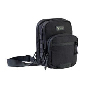 תיק אלכסון לאקדח GoNature Tactical שחור - תיק טקטי לנשיאה יומיומית (EDC)