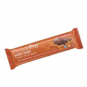 חטיף חלבון Protein Pro פרוטאין פרו בטעם קרמל שוקולד - 21 גרם חלבון, טבעוני וללא גלוטן