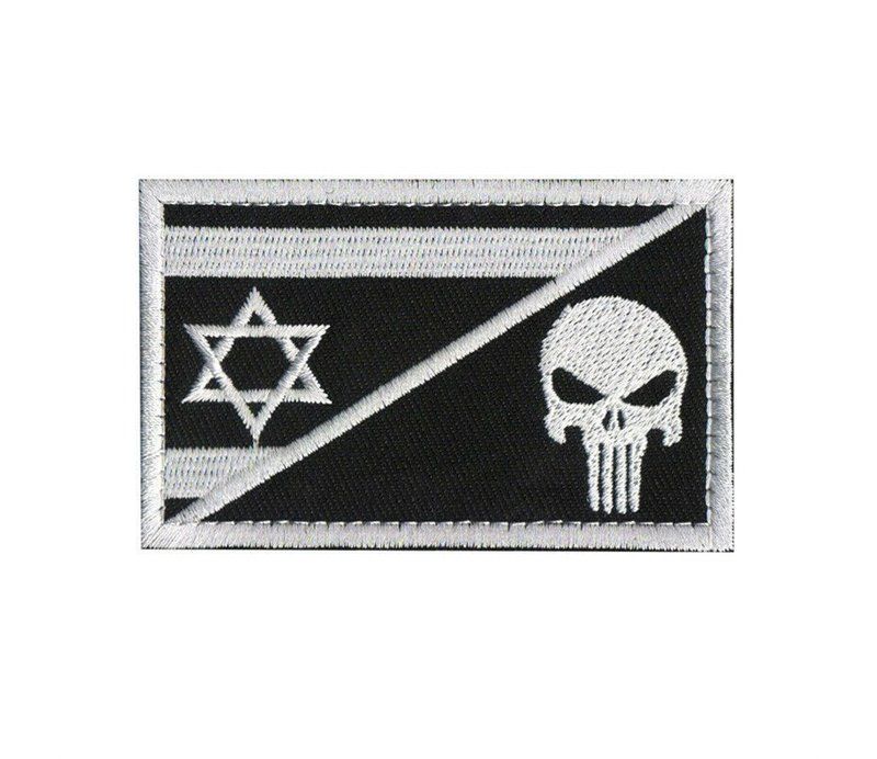 פאצ' גולגולת טקטי שחור לבן עם סקוטש 1 פאצ' גולגולת טקטי שחור לבן עם סקוטש פאצ' גולגולת טקטי שחור לבן עם סקוטש