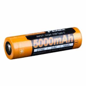 סוללה נטענת Fenix ARB-L21-5000U 21700 | ליתיום-יון עם טעינת USB-C