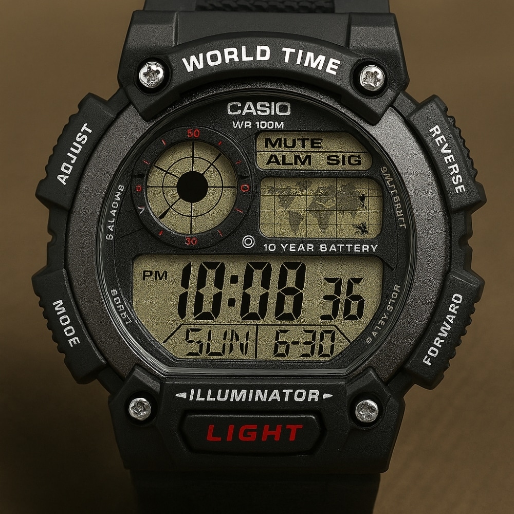 שעון Casio AE-1400W-1AVDF 1 שעון Casio AE-1400W-1AVDF שעון Casio AE-1400W-1AVDF