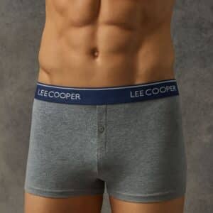 מארז 2 בוקסרים ארוכים LEE COOPER BASIC DUO מ-100% כותנה – גזרה רפויה ונושמת