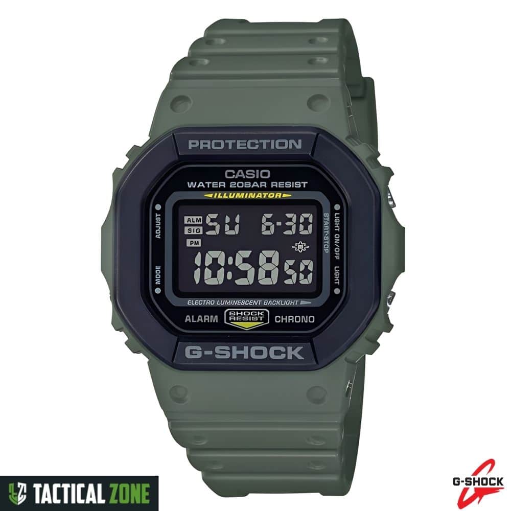 שעון Casio G-Shock DW-5610SU-3DR טקטי ירוק-זית עמיד במים 2 שעון Casio G-Shock DW-5610SU-3DR טקטי ירוק-זית עמיד במים שעון Casio G-Shock DW-5610SU-3DR טקטי ירוק-זית עמיד במים – תמונה 2