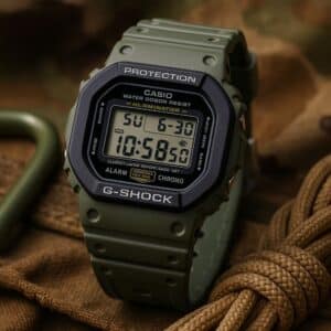 שעון Casio G-Shock DW-5610SU-3DR טקטי ירוק-זית עמיד במים