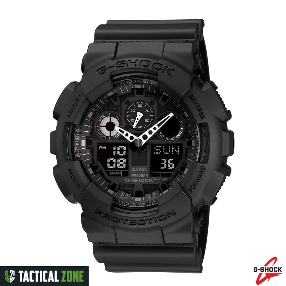 שעון G-Shock GA-100-1A1 – עמידות אגדית, עיצוב טקטי 2 שעון G-Shock GA-100-1A1 – עמידות אגדית, עיצוב טקטי שעון G-Shock GA-100-1A1 – עמידות אגדית, עיצוב טקטי – תמונה 2