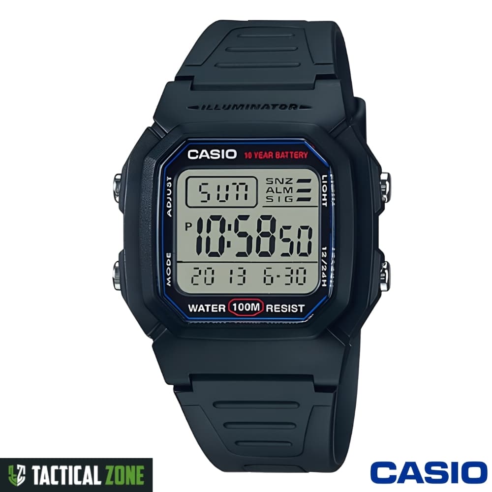 שעון קסיו דיגיטלי Casio W-800H-1AVDF - עמיד למים, סוללה ל-10 שנים 2 שעון קסיו דיגיטלי Casio W-800H-1AVDF - עמיד למים, סוללה ל-10 שנים שעון קסיו דיגיטלי Casio W-800H-1AVDF - עמיד למים, סוללה ל-10 שנים – תמונה 2