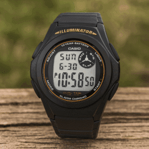 שעון Casio F-200W-9A - דיגיטלי, עמיד עם סוללה ל-10 שנים