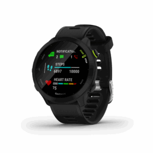 שעון ריצה חכם GARMIN Forerunner 55 42mm שחור | GPS ודופק