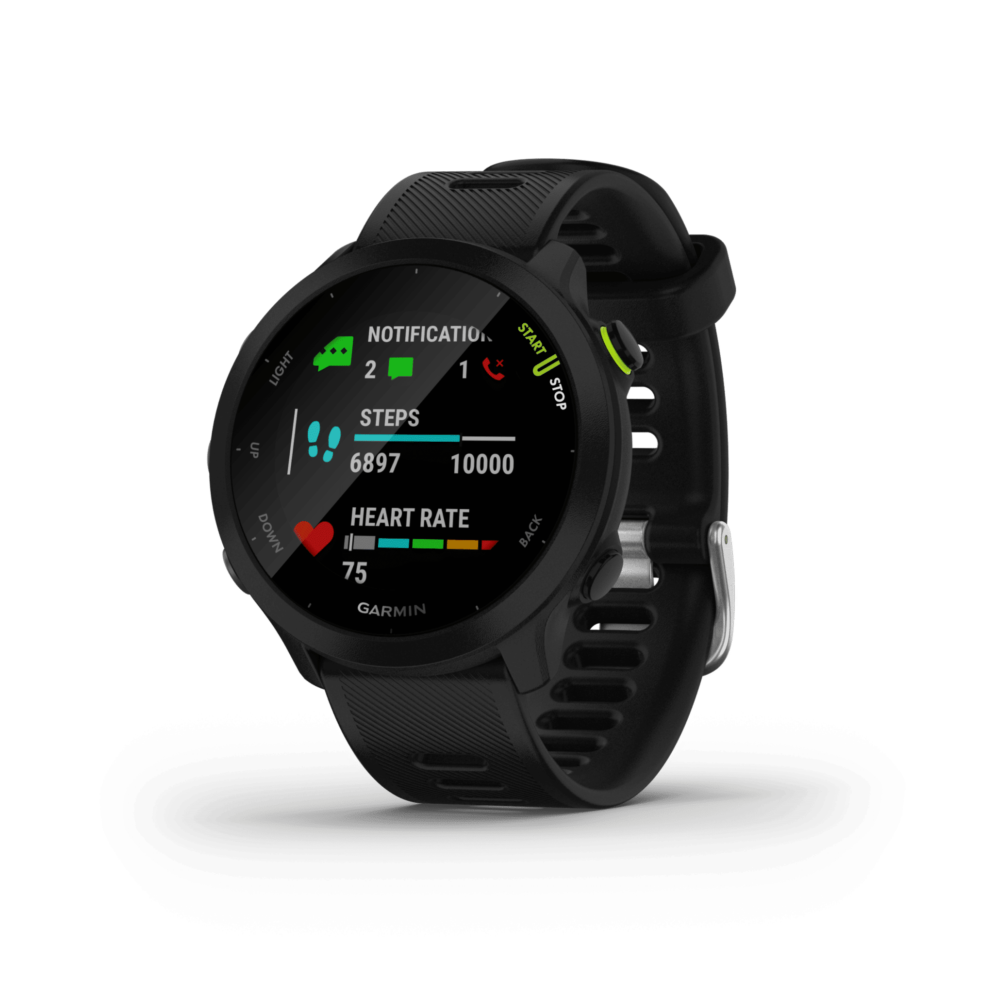 שעון ריצה חכם GARMIN Forerunner 55 42mm שחור | GPS ודופק 1 שעון ריצה חכם GARMIN Forerunner 55 42mm שחור | GPS ודופק שעון ריצה חכם GARMIN Forerunner 55 42mm שחור | GPS ודופק