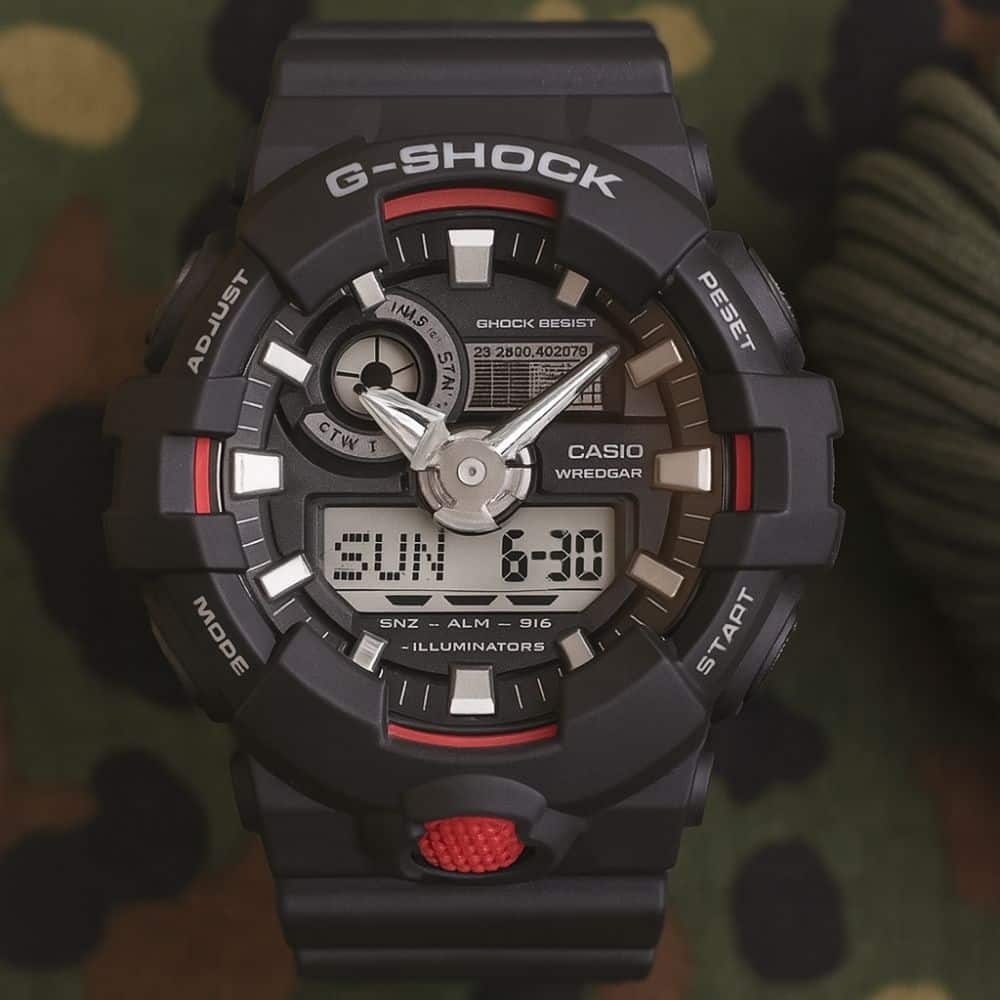 שעון G-Shock GA-700-1A - עמיד למים וזעזועים 1 שעון G-Shock GA-700-1A - עמיד למים וזעזועים שעון G-Shock GA-700-1A - עמיד למים וזעזועים