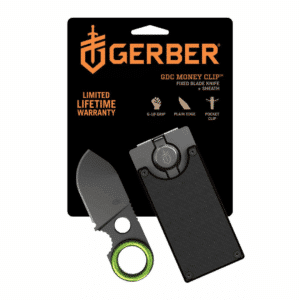 סכין קליפס Gerber GDC עם להב קבוע | סכין EDC קומפקטית