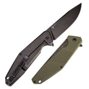 סכין מתקפלת Ruike D191-B שחורה – EDC איכותי עם להב 8Cr13MoV