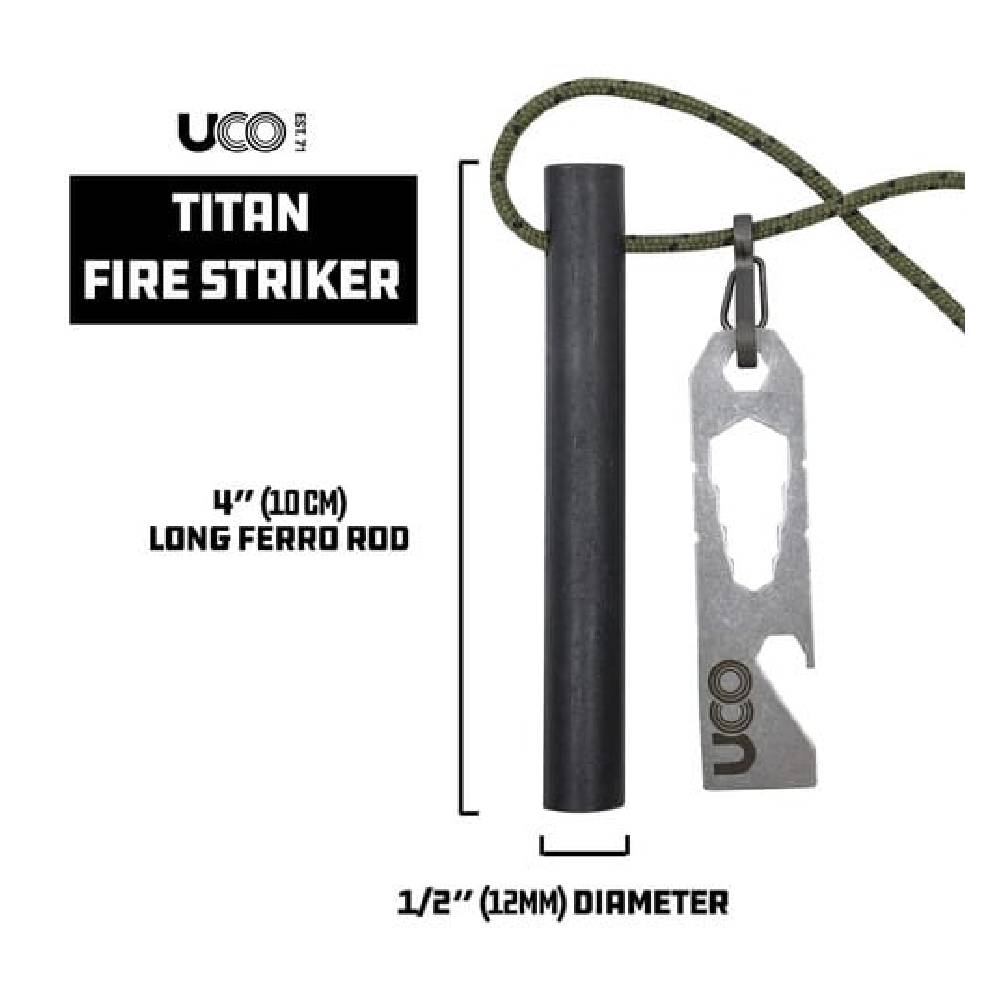 UCO Titan מקל אש מקצועי להישרדות וקמפינג 2 UCO Titan מקל אש מקצועי להישרדות וקמפינג UCO Titan מקל אש מקצועי להישרדות וקמפינג – תמונה 2