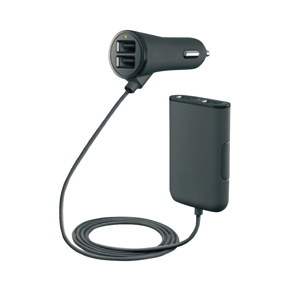 מטען רכב USB 4 יציאות - טעינה מהירה לכל המושבים 1 מטען רכב USB 4 יציאות - טעינה מהירה לכל המושבים מטען רכב USB 4 יציאות - טעינה מהירה לכל המושבים