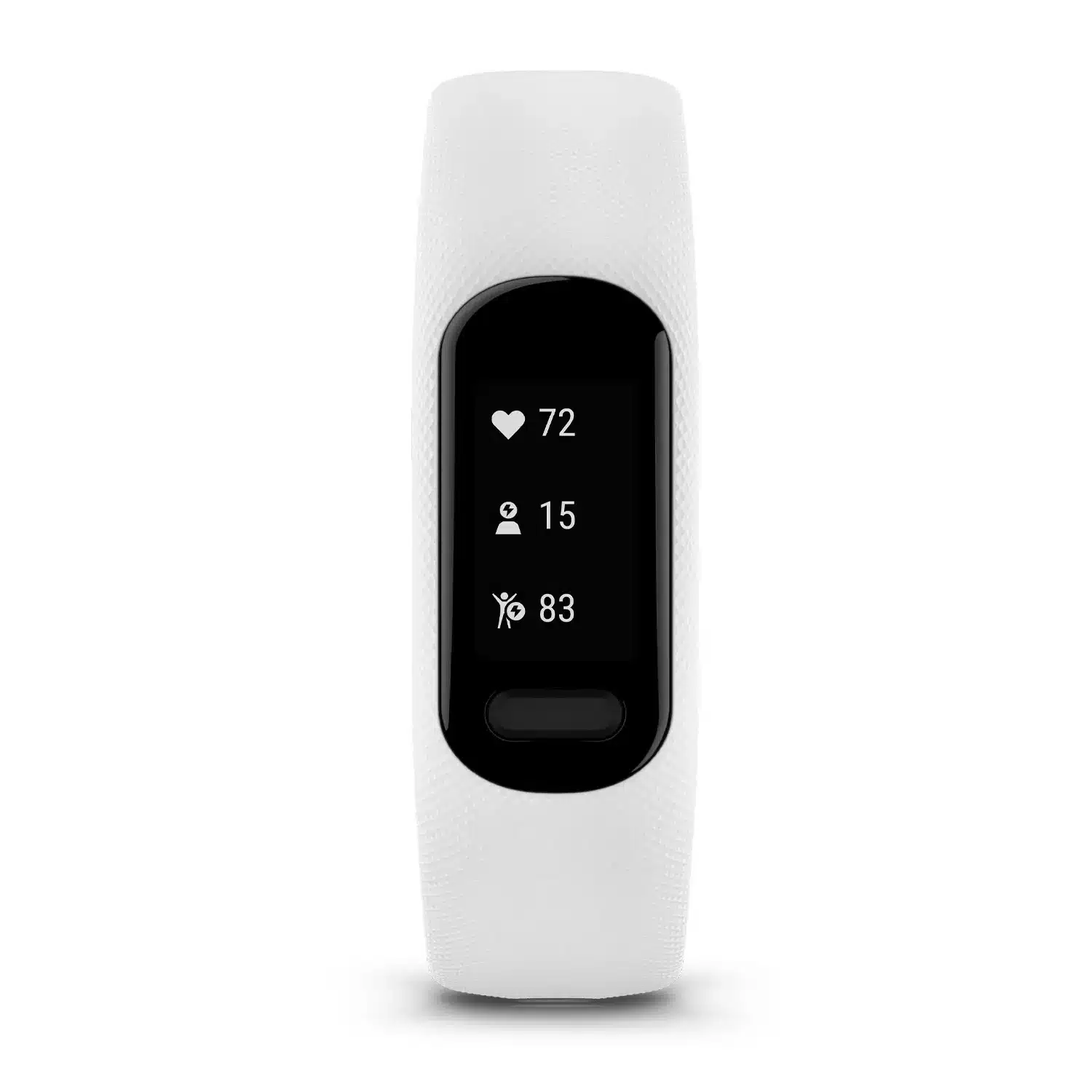 צמיד כושר חכם GARMIN VIVOSMART 5 לבן – ניטור בריאות ופעילות, מידה S/M 1 צמיד כושר חכם GARMIN VIVOSMART 5 לבן – ניטור בריאות ופעילות, מידה S/M צמיד כושר חכם GARMIN VIVOSMART 5 לבן – ניטור בריאות ופעילות, מידה S/M