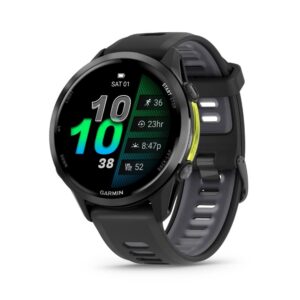 שעון גרמין ספורט חכם (Forerunner 970 GPS Black/Amp Yellow (47mm) (010-02969-10H