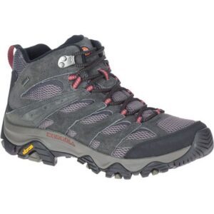 נעלי הליכת שטח לגברים BELUGA Moab Mid 3 Gore Mid GTX מבית Merrell אפור בהיר