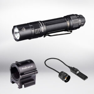 מארז פנס טקטי 3000 לומנס  ​​PD36 TAC + מתאם לפנס + PTT