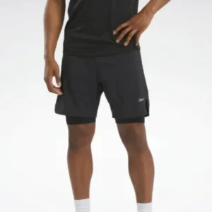 מכנסיים קצרים Reebok Running 2-in-1 Short