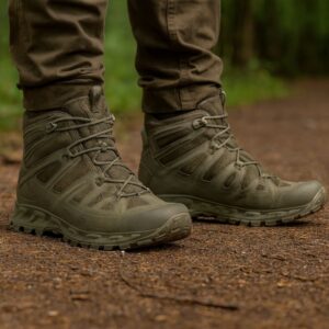 נעלי שטח דגם SELVATICA MID GTX של AKU בצבע ירוק טקטי