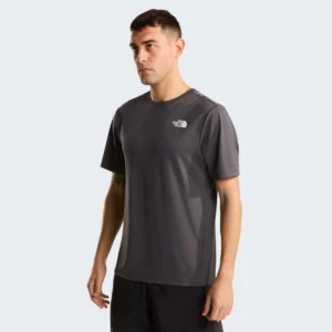 חולצת דרייפיט קצרה לגברים The North Face 24/7 - אפור כהה (דגם: TA894BRHI)