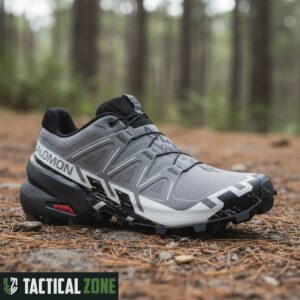 נעלי SALOMON לריצת שטח/כביש לגברים דגם Speedcross 6 WIDE Qush/Black
